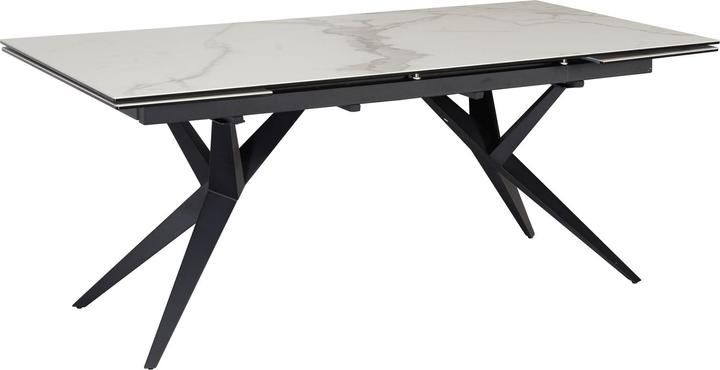 Actual product image FineBuy Esstisch Esszimmertisch 180 - 260 cm Keramiktisch Ausziehbar Keramik