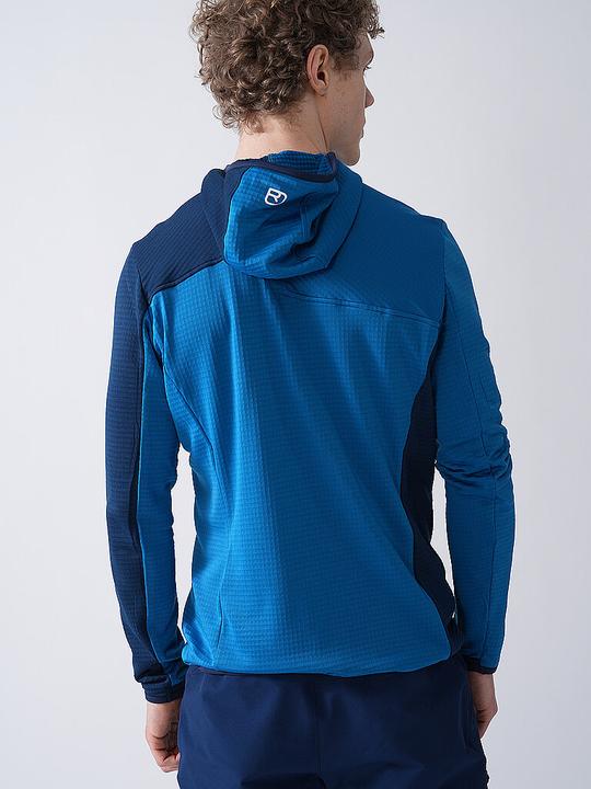 Actual product image Ortovox Fleece Light Grid Hooded Jacket (S)