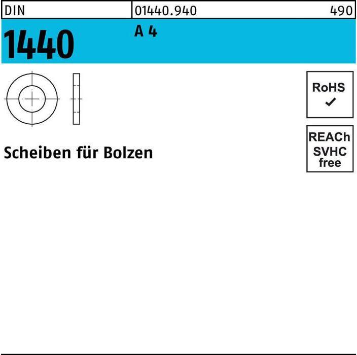 Actual product image Flat washer DIN 1440 f.Bolzen