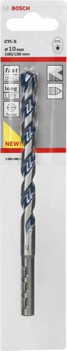 Produktbild Bosch Professional Zubehör Betonbohrer CYL-5, Blue Granite, 10 x 100 x 150 mm (10 mm)