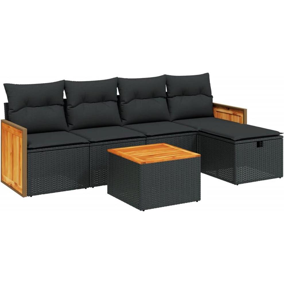 VidaXL, Gartenlounge, 10-tlg. Garten-Lounge-Set mit Kissen