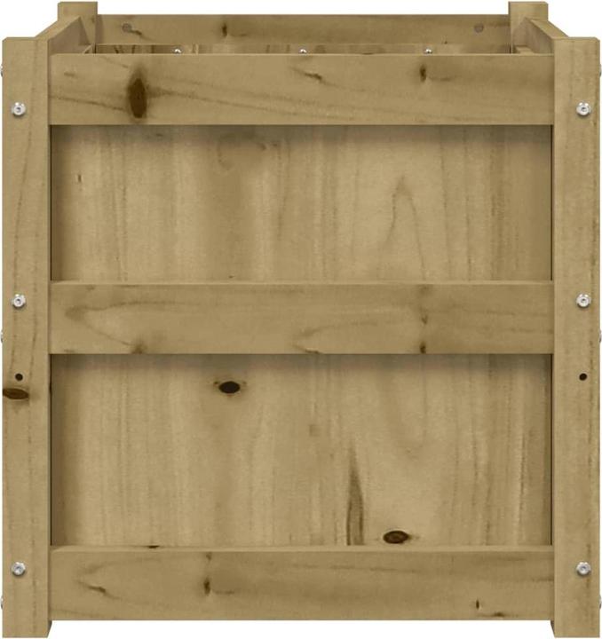 Image du produit vidaXL Bac à plantes 50x50x50 cm pin massif,Matériau