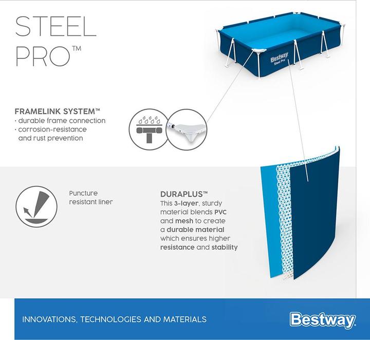Produktbild Bestway Steel Pro (300 x 201 x 66 cm)
