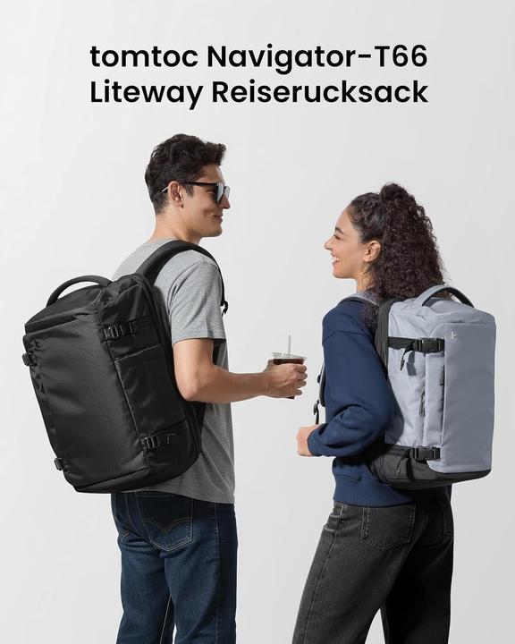 Actual product image tomtoc TSA-freundlicher Reiserucksack (28 l)