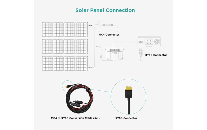 Actual product image EcoFlow XT60