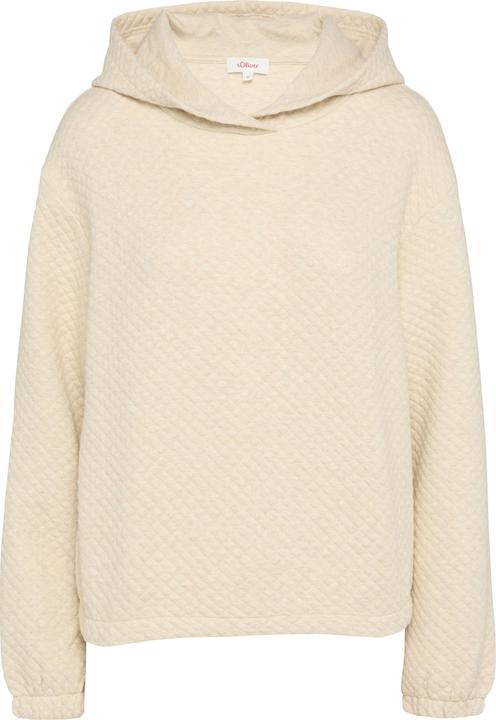 Produktbild S.Oliver Sweatshirt Relaxed-Fit-Hoodie mit Waffelstruktur (36)