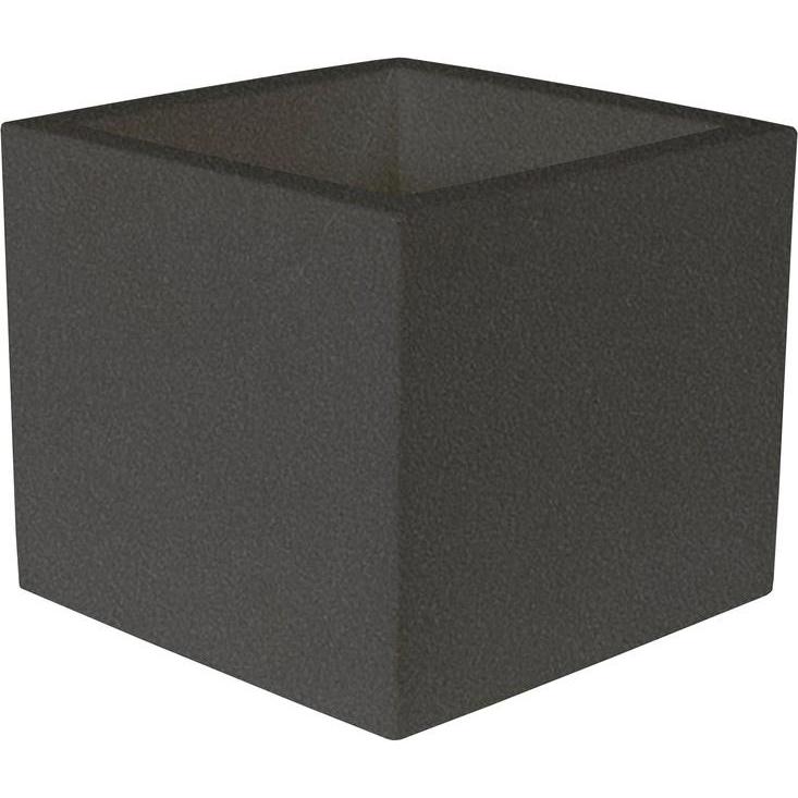 Newgarden, Blumentopf, NARCISO 35 Übertopf, Kübel gross eckig 35x35x32cm anthrazit 17L outdoor (35 cm)