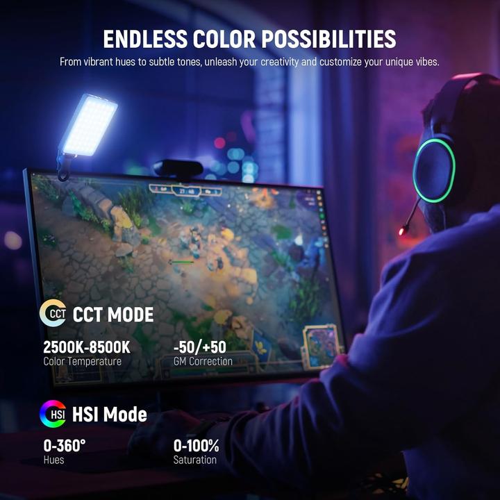 Productafbeelding Neewer Selfie lamp VL67C (Videolicht)