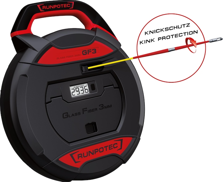Image du produit Runpotec RUNPO 10193 GF3 Tige en fibre de verre 3mm-30m (30 m)