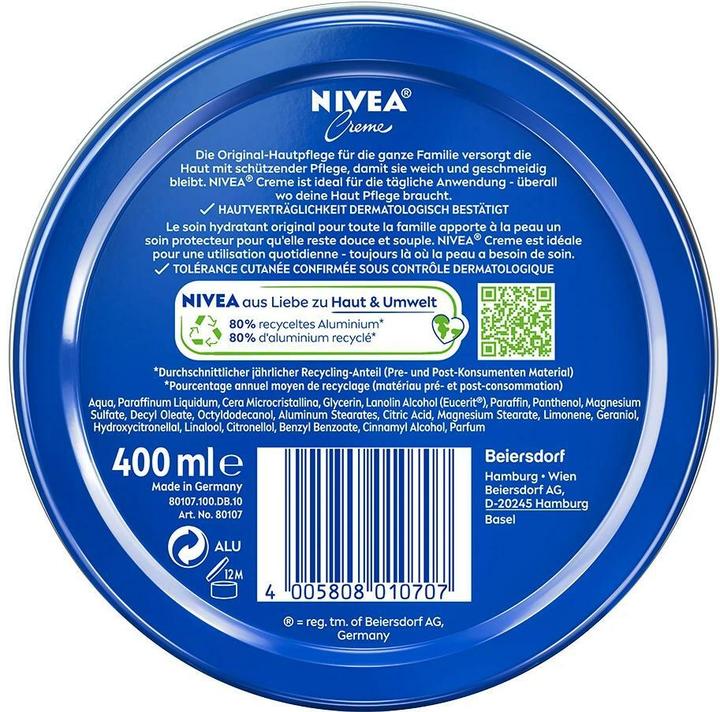 Immagine prodotto NIVEA Creme Dose (Crema corpo, 400 ml)
