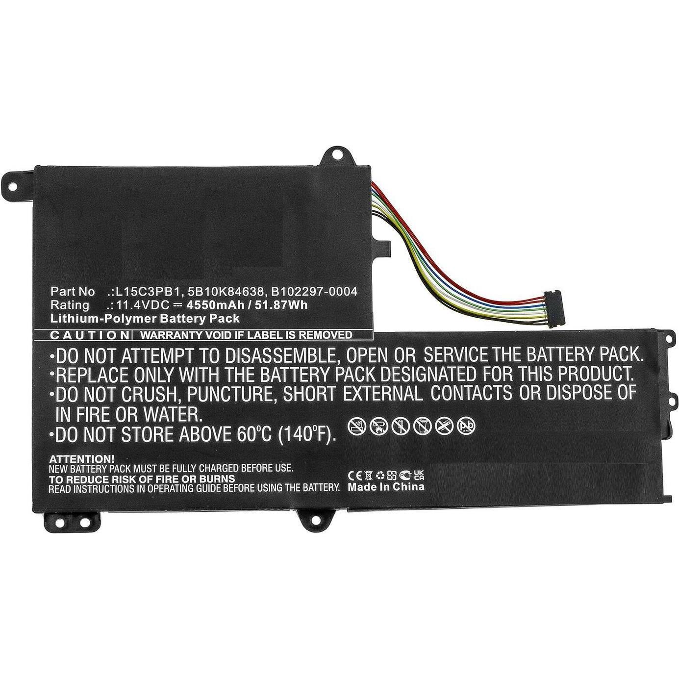 Thumbnail - CoreParts Laptop Battery for Lenovo (4550 mAh), Notebook Akku, Schwarz