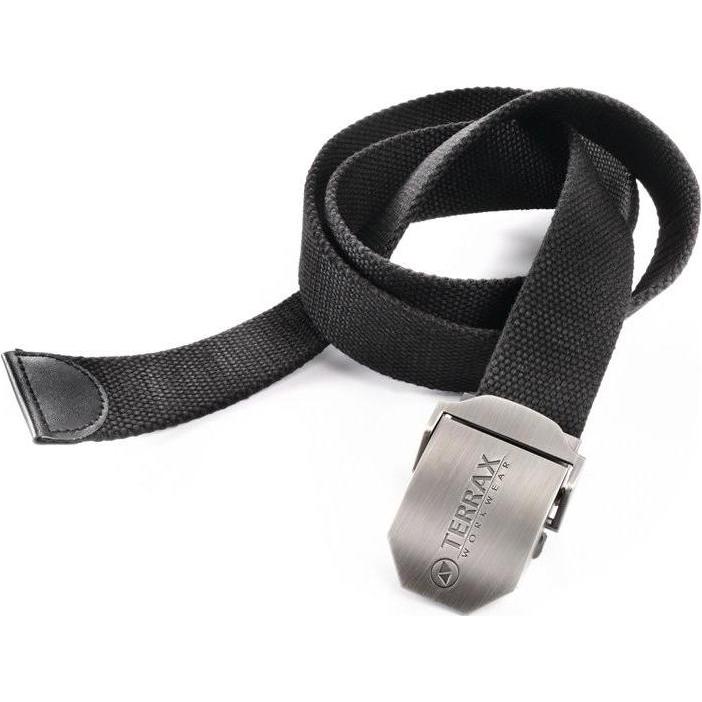 Terrax, Herren, Gürtel, Gürtel 120 cm schwarz, Schwarz, (120)