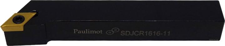 Actual product image Paulimot Drehmeissel mit Schneidplatte 16 x 16 mm SDJCR1616-11