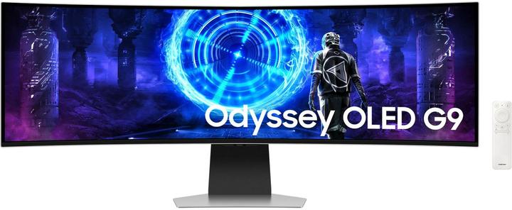 Actual product image Samsung Odyssey OLED G9 G95SD (5120 x 1440 pixels, 49")