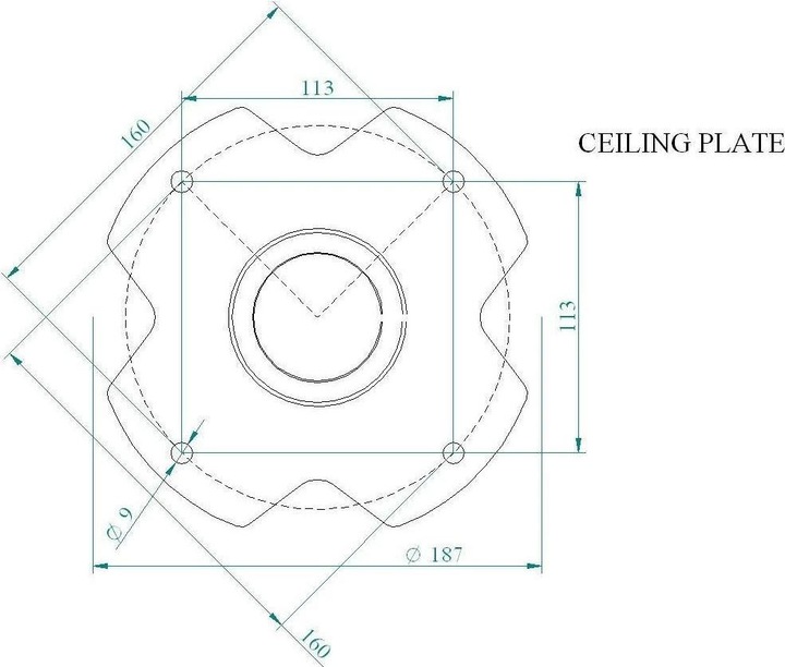Actual product image Euromet Arakno (Ceiling)