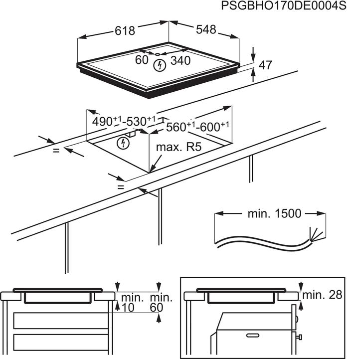 Actual product image Electrolux Gk58tsplcn