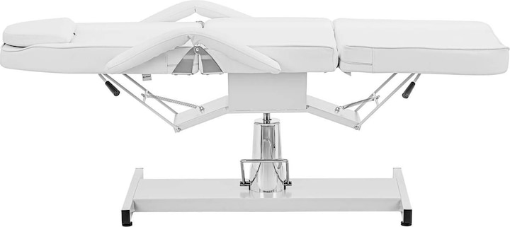Produktbild Physa Kosmetikliege 200 kg Weiss 360° drehbar hydraulischer Hubmechanismus Kosmetikstuhl