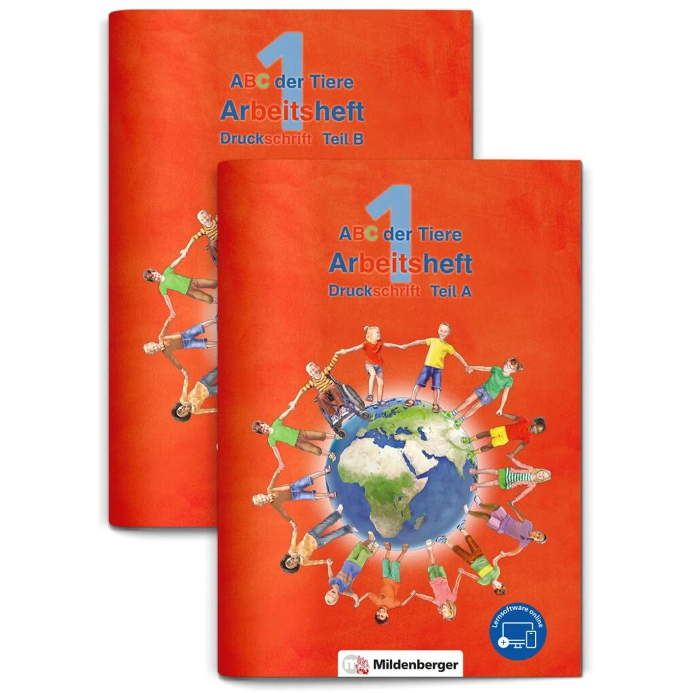 Thumbnail - ABC der Tiere 1 - Arbeitsheft Druckschrift, Teil A und B. Neubearbeitung, Schulbücher von Heike Treiber, Achim Schulte, ...
