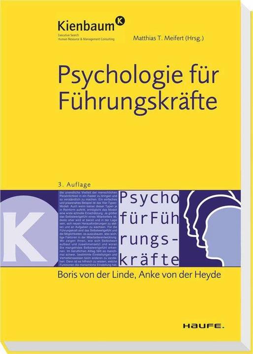 Produktbild Psychologie für Führungskräfte (Deutsch, Boris von der Linde, 2010)