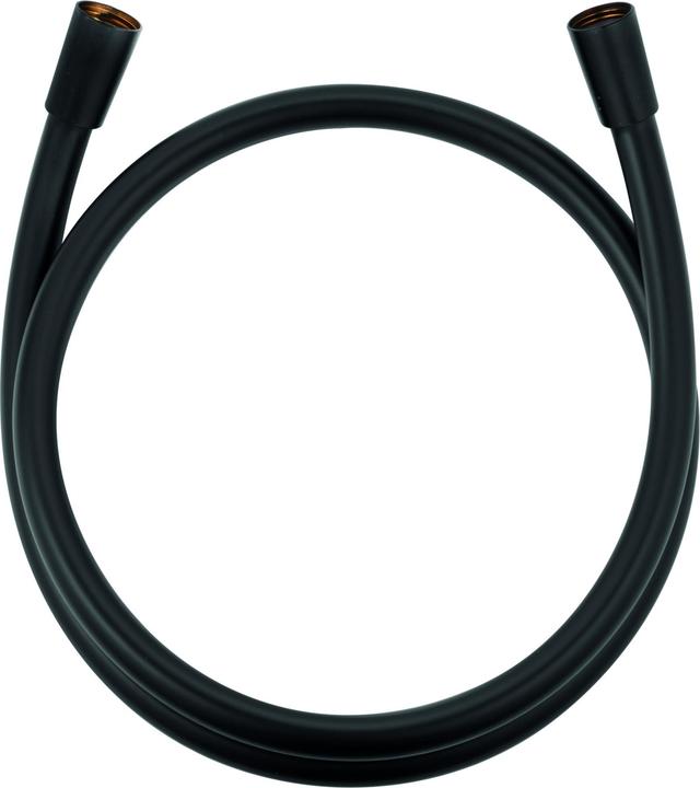 Kludi SUPARAFLEX SILVER flexible de douche, 1/2", 1250 mm, noir mat (125 cm)