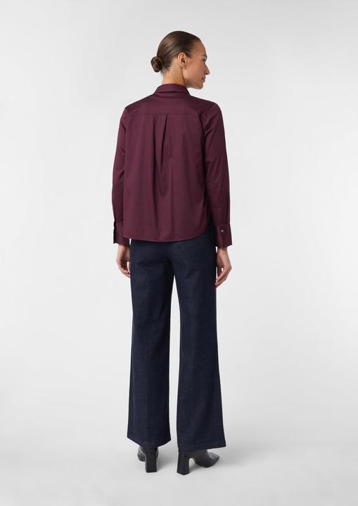 Immagine prodotto Comma Bluse Elastische Hemdbluse aus Popeline mit Brusttasche (38)