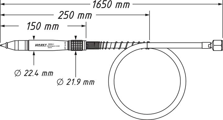 Produktbild HAZET Gravierstift 9035G-1