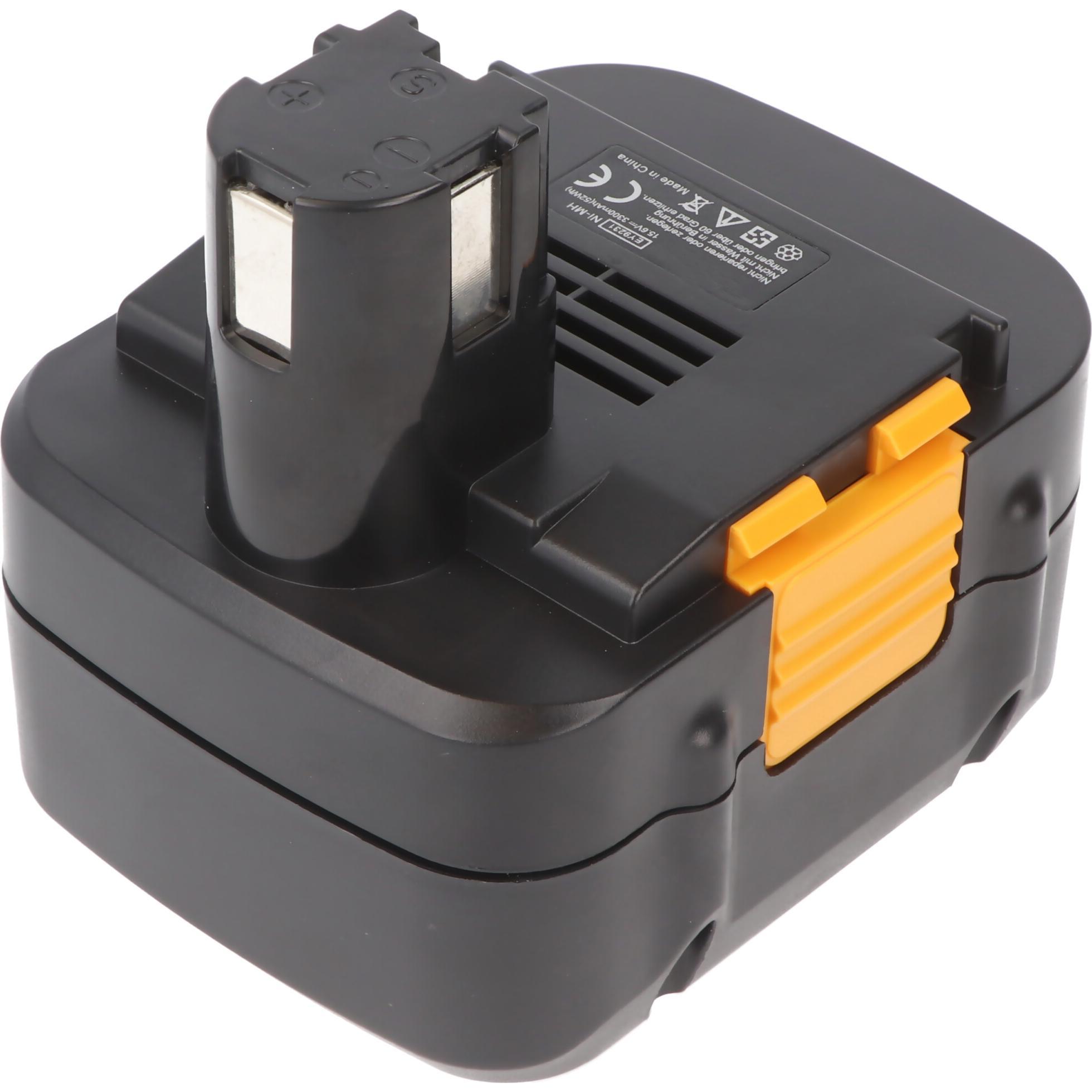 AccuCell, Werkzeugakku + Ladegerät, Akku Panasonic EY9136B, EY9230B