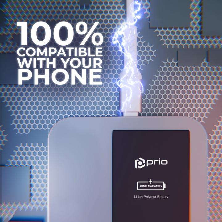 Actual product image prio Hochleistungsakku für iPhone 12/12 Pro (3240 mAh) - Universal APN -