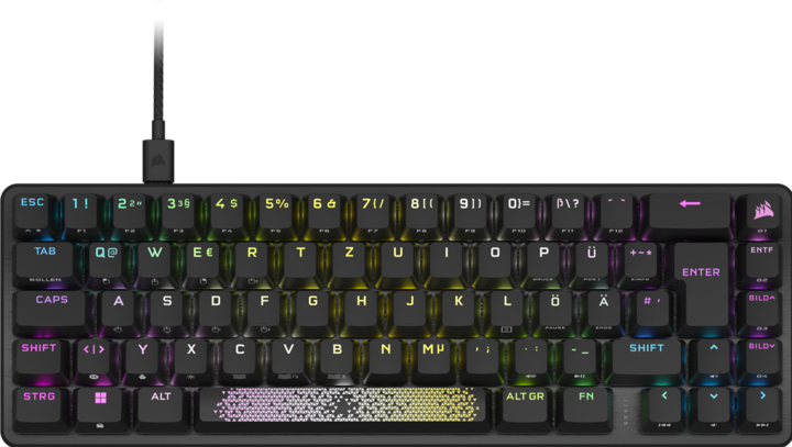 Produktbild Corsair K65 Pro Mini (DE, Kabelgebunden)
