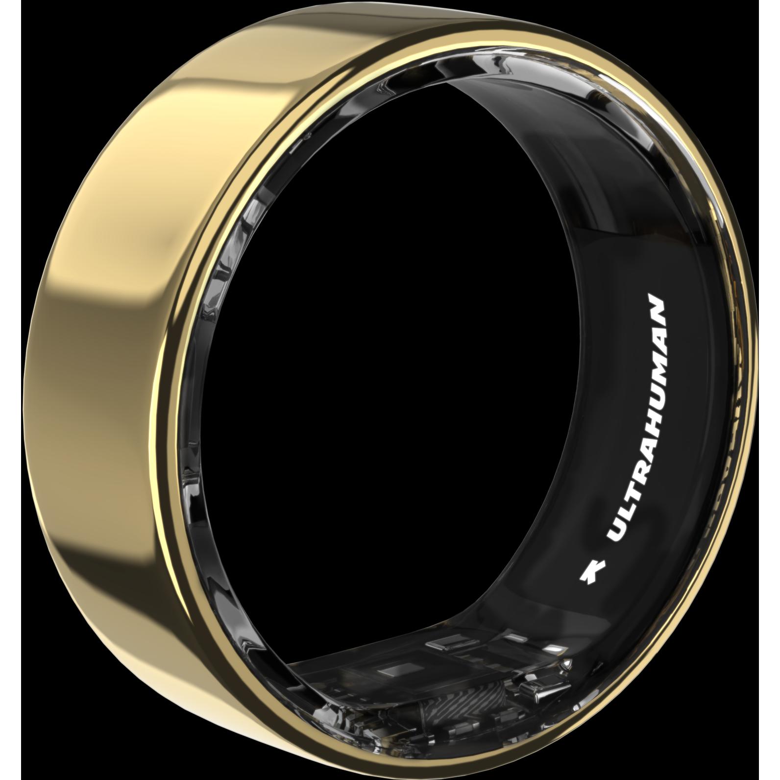 Ultrahuman Ring Air (10, Bionic Gold), Smart Ring, Gold