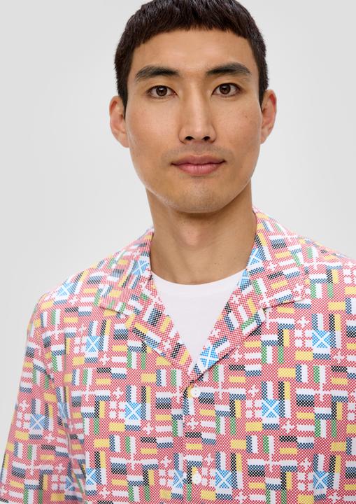 Immagine prodotto s.Oliver Hemd Unisex Kurzarmhemd mit EM-Print (XL)
