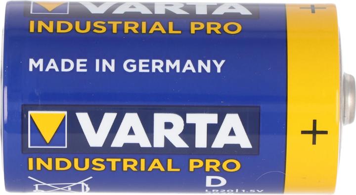 Produktbild Varta 4020 Industrial 1,5 Volt max. 16500mAh Abmessungen ca. 61,5 x 34,2mm Alkaline Mono, D, LR20 (D, 16500 mAh)