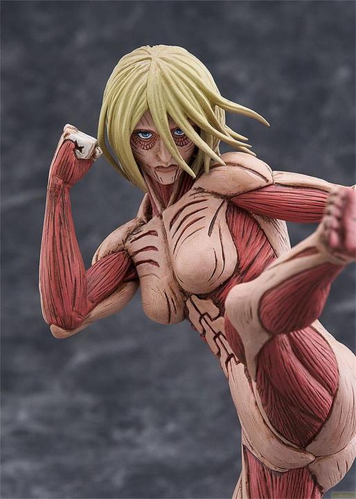 Actual product image Good Smile Company Attack on Titan Pop Up Parade PVC Statue Annie Leonhart: Female Titan Ver. L Size 24 cm