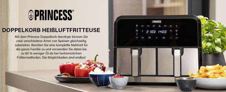 Produktbild Princess Double Basket Aerofryer Heissluftfritteuse