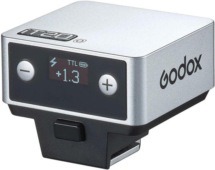 Actual product image Godox IT20 O Silver iFlash TTL Camera Flash for OM System (Plug-on flash, OM system, Panasonic)