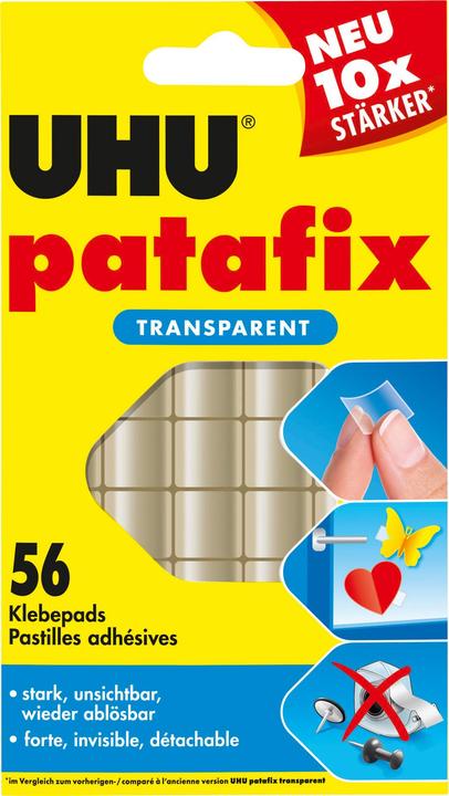 Produktbild UHU Klebepads patafix transparent