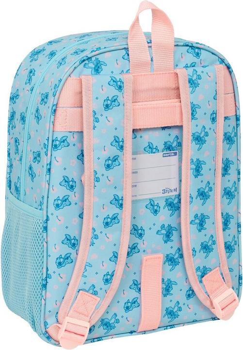 Produktbild Lilo & Stitch Schulrucksack Ohana Hellblau Hellrosa 26 x 34 x 11 cm
