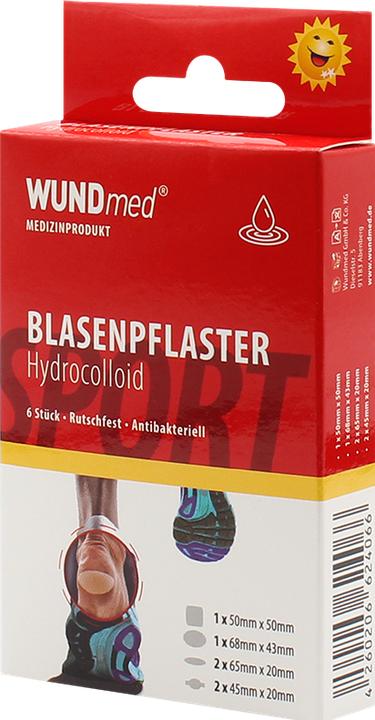 Produktbild Wundmed 6x Blasen-Pflaster transparent in 4 Grössen