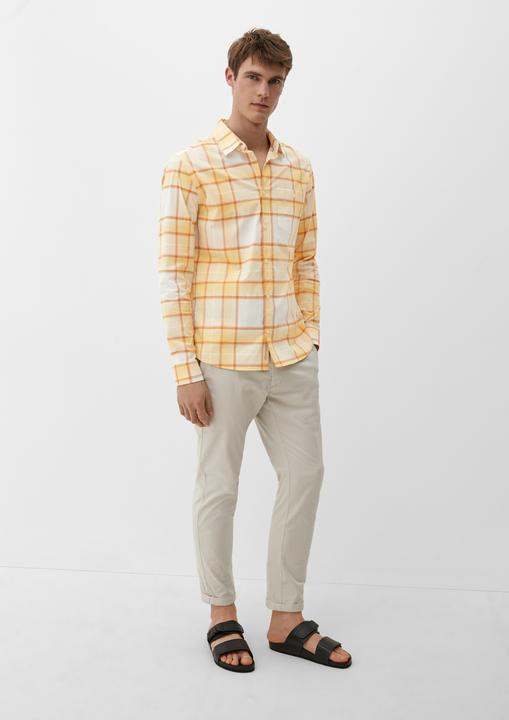 Immagine prodotto s.Oliver Hemd Kariertes Hemd aus Baumwollstretch (XL)