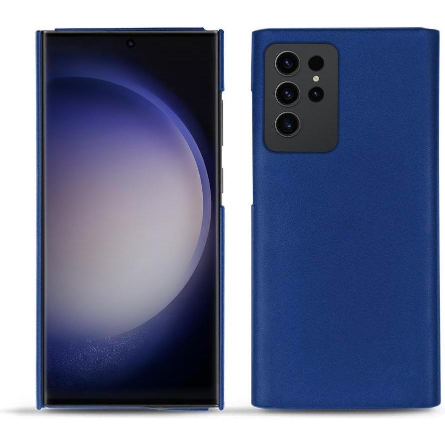 Noreve Lederschutzhülle (Samsung Galaxy S23 Ultra), Smartphone Hülle, Blau