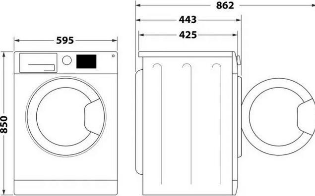 Produktbild Indesit MTWSE 61294 WK EE (6 kg, Links)