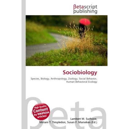 Sociobiology, Fachbücher