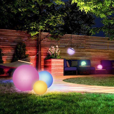 Produktbild Müller Licht 40 cm, white LED-Outdoor Wegeleuchten (Warmweiss, Outdoor)