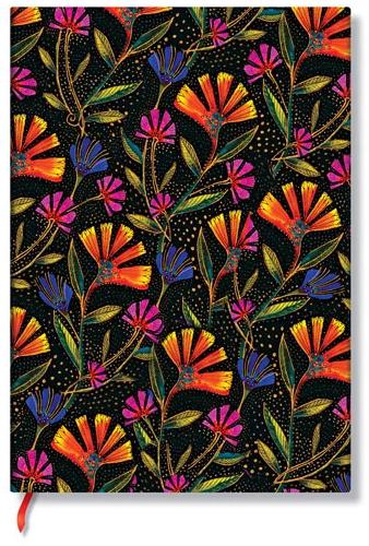 Image du produit Paperblanks Carnet de notes Fleurs sauvages Midi (À rayures, Couverture rigide)