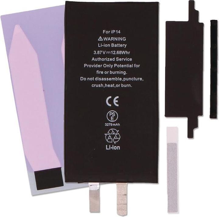 Produktbild Huarigor Batteriezellen-Kit (Punktschweissen erforderlich) Für iPhone 14 | 3279mAh | Kein BMS