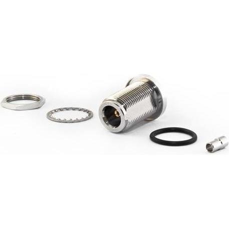 Varia N-Einbaubuchse für 1.13 Kabel, Crimp Version, Elektronikkabel + Stecker