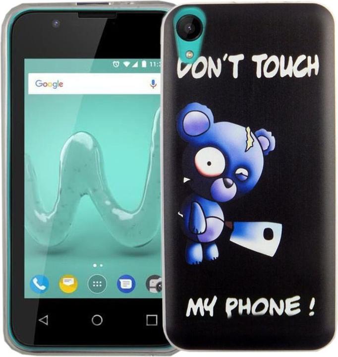 Actual product image König Design Wiko Sunny 2 Mobile Phone Cover Protective Case Bear with Hatchet Cover Bumper Shell Cases Frame (Wiko Sunny 2)