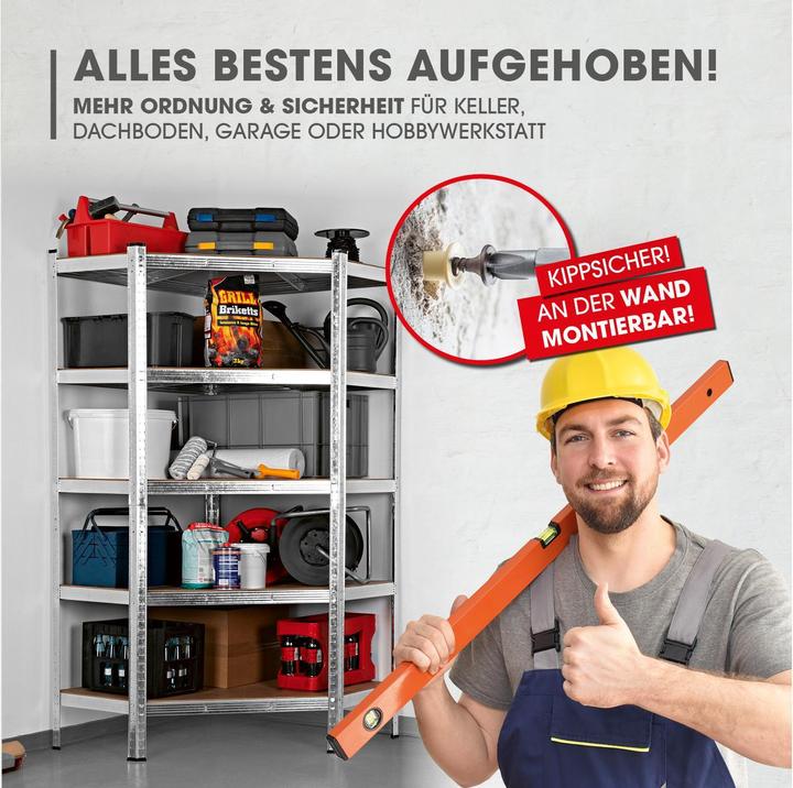 Produktbild Easymaxx Schwerlastregal