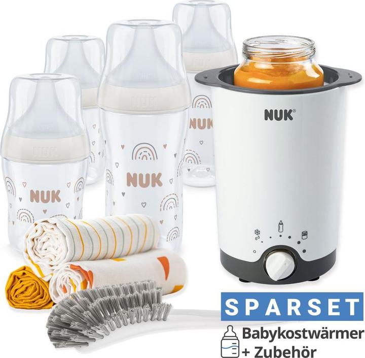 Produktbild NUK Flaschenwärmer & Babykostwärmer Premium Starter-Set 9-tlg. - Babykostwärmer