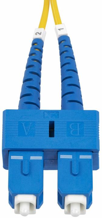 Produktbild StarTech com 2 Meter LWL Patchkabel SC SC (UPC) Singlemode OS2 Duplex, 9/125µm, 40G/100G, Biegeunemp (2 m)